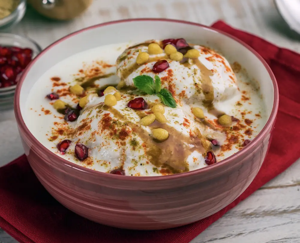 Aloo Parantha and vegetarian Indian dishes at Uncle's Tiffin & Pizza Edmonton